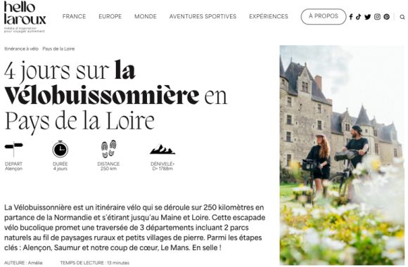 Des blogueurs à l’assaut de La Vélobuissonnière