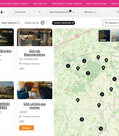 Widgets Sarthe Tourisme